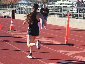 running on a track