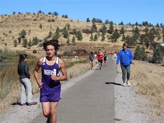 Runners running