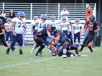 football team blocking