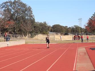 running on a track