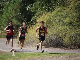 Cross country boys running