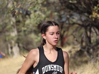 running on a trail