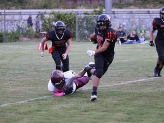 running with the football