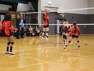 tipping the volleyball