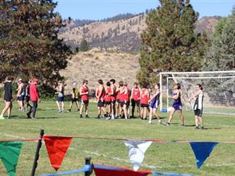 Runners lining up