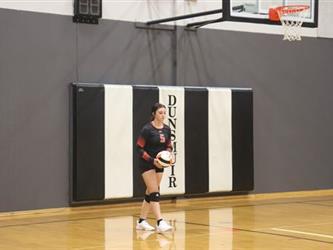 Junior varsity volleyball serve