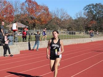 running on a track