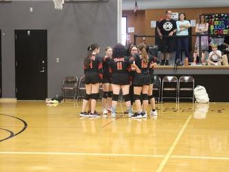 Junior Varsity Volleyball Huddle