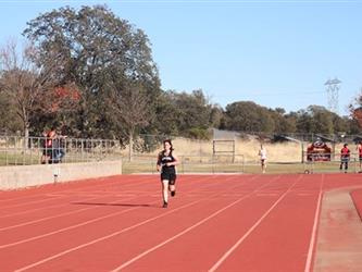 running on a track