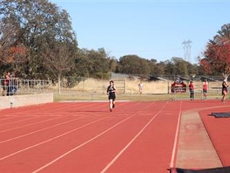 running on a track