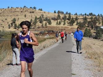 Runners running