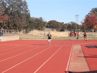 running on a track