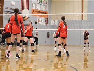 volleyball hit