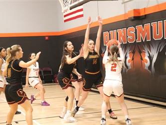 shooting the basketball 