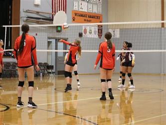 volleyball hit
