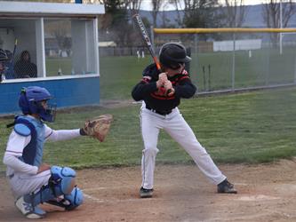 getting ready to hit the ball
