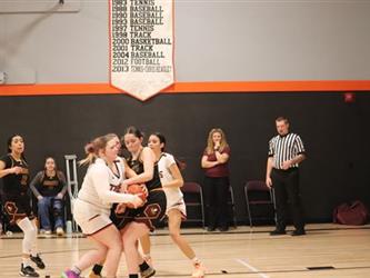 dribbling the basketball 