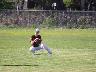 waiting to catch the ball