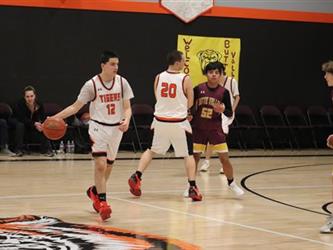 dribbling basketball