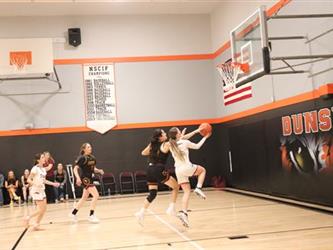shooting the basketball 