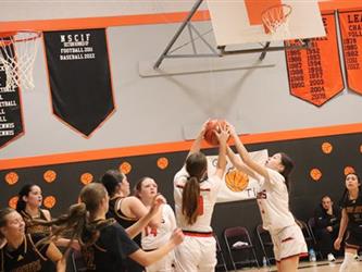 shooting the basketball 