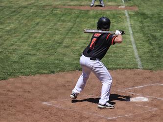 hitting the ball