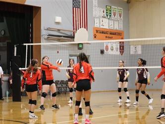 volleyball hit