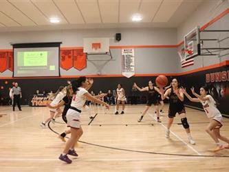 passing the basketball 