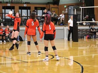 volleyball hit