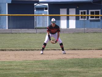 getting ready to catch the ball