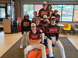 Baseball team at McDonalds