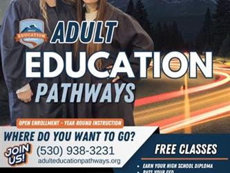 Flyer for Adult Ed - English