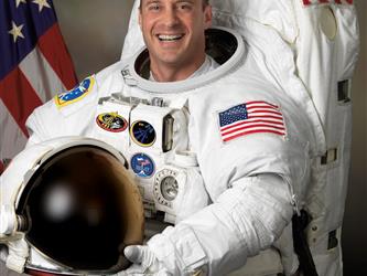 photo of astronaut Garrett Reisman who spoke to us 